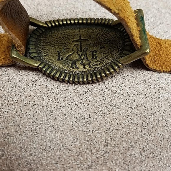 Lenny & Eva Leather Bracelet with Sentiment - Picture 3 of 4